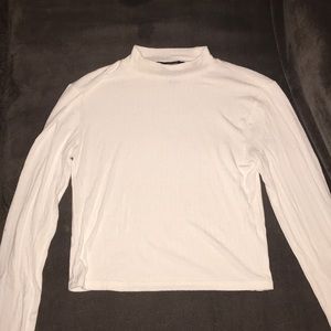 Mock neck long sleeve top